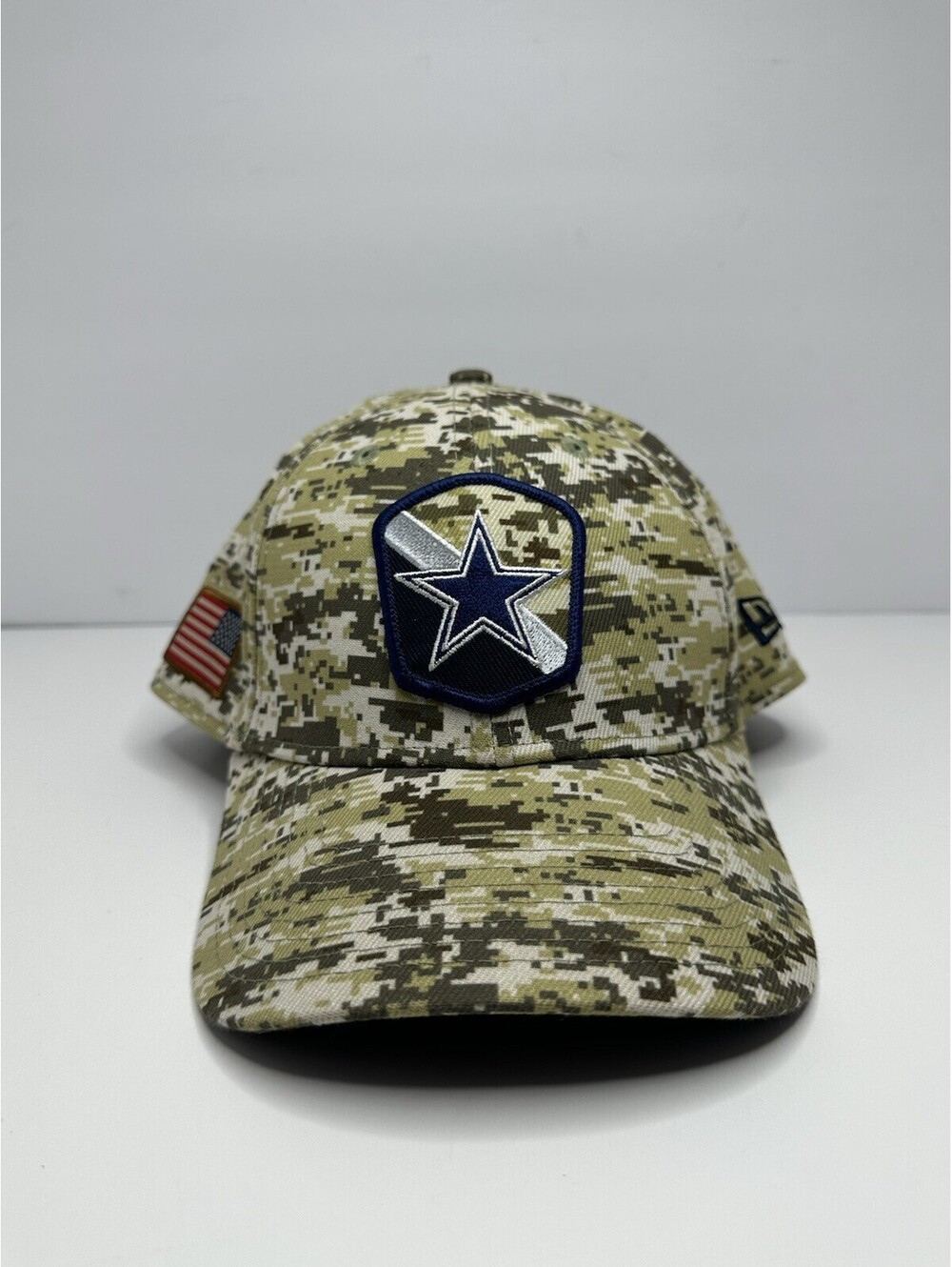 DALLAS COWBOYS NEW ERA 39THIRTY SALUTE TO SERVICE DIGITAL CAMO FLEX FIT L/XL